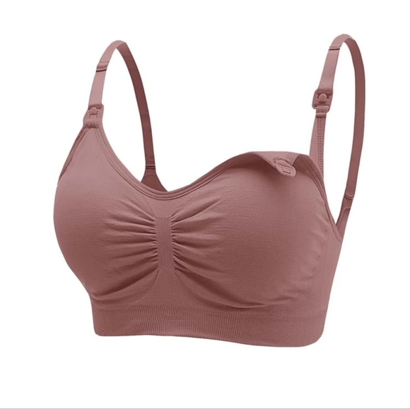 Maternity Nursing Bra seemless clipdown bra Full coverage comfort OSFM - Picture 2 of 16